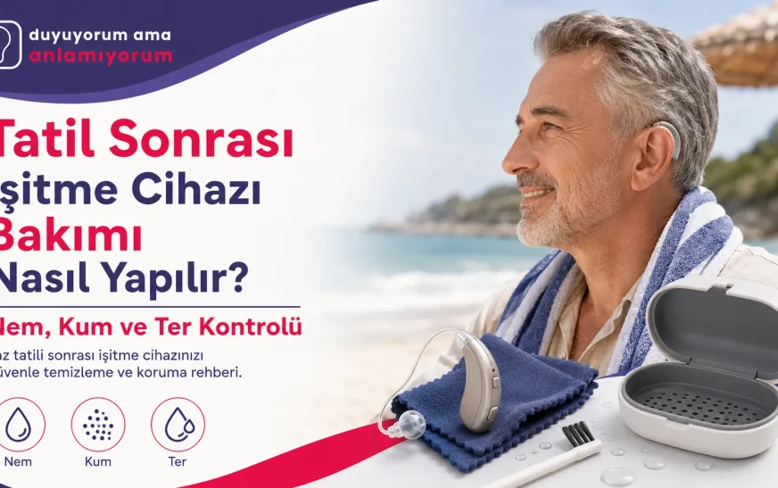 Tatil Sonrası İşitme Cihazı Bakımı: Nem ve Kum Kontrolü